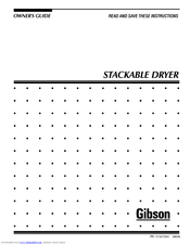 Gibson GSE746RHS0 Owner's Manual