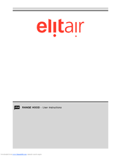 Elitair Range Hood MC-I-6090 User Instructions