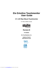 Elo TouchSystems Entuitive ET1546L-XXWA-X Series User Manual