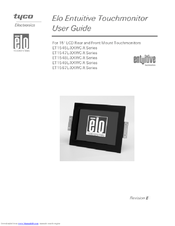 Elo TouchSystems Entuitive ET1548L-XXWC-X Series User Manual
