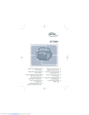 Elta 6770M1 Instruction Manual