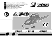 Efco EF19E Operators Instruction Book
