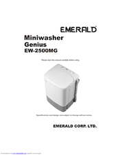 Emerald Genius EW-2500MG Specifications