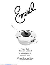Emerilware One Pot 20010 Owner's Manual