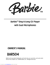 Emerson Barbie BAR504 Owner's Manual
