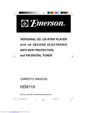 Emerson HD8110 Owner's Manual