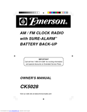 Emerson CK5028 Owner's Manual