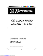 Emerson CKD3810 Owner's Manual