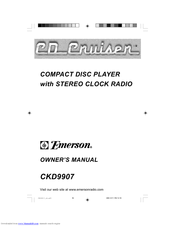 Emerson Cd Cruiser CKD9907 Owner's Manual