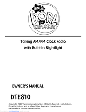 Emerson Dora the Explorer DTE810 Owner's Manual