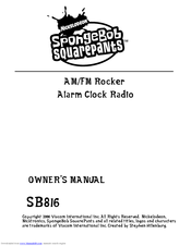Emerson SpongeBob Squarepants SB816 Owner's Manual