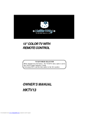 Emerson Hello Kitty HKTV13 Owner's Manual
