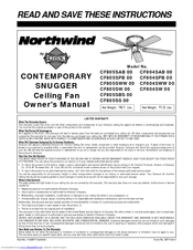 Emerson Northwind CF804SPB 00 Owner's Manual
