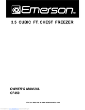 Emerson CF450 Owner's Manual