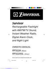 Emerson Survivor RP3228 Owner's Manual