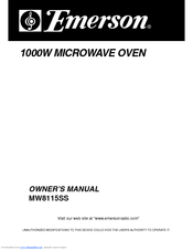 Emerson MW8115SS Owner's Manual