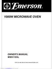 Emerson MW8118SL Owner's Manual