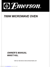 Emerson MW8774SL Owner's Manual
