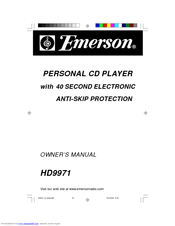 Emerson HD9971 Owner's Manual
