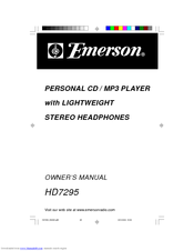 Emerson HD7295 Owner's Manual