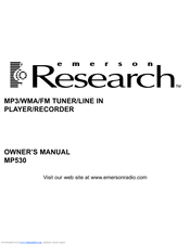 Emerson Research MP530 Owner's Manual