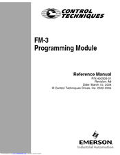 Control Techniques FM-3 Reference Manual