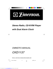 Emerson CKD1137 Owner's Manual