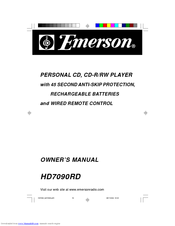 Emerson HD7090RD Owner's Manual