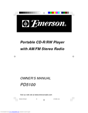 Emerson PD5100 Owner's Manual