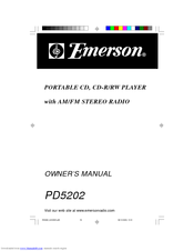 Emerson PD5202 Owner's Manual