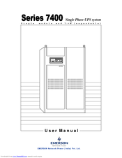 Emerson 7400 Series User Manual