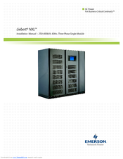 Emerson Liebert NXL 300 Installation Manual