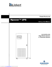 Emerson Liebert Npower 30-130 kVA Installation Manual
