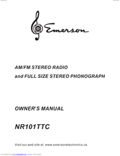 Emerson NR101TTC Owner's Manual