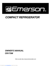 Emerson CR175W Owner's Manual
