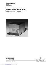 Emerson NGA 2000 TO2 Instruction Manual