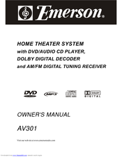 Emerson AV301 Owner's Manual
