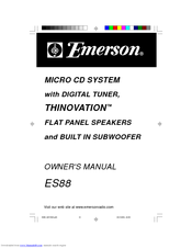 Emerson ES88 Owner's Manual