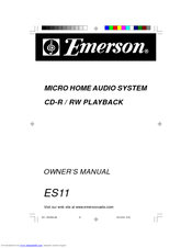 Emerson ES11 Owner's Manual