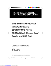 Emerson Research ES299 Owner's Manual