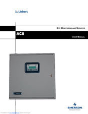Emerson Autochangeover Controllers AC8 User Manual