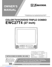 Emerson EWC27T4 Owner's Manual