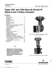 Emerson 1051 J Instruction Manual