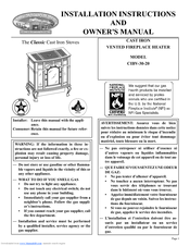 White Mountain Hearth CIBV-30-20 Installation Instructions And Owner's Manual