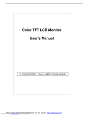 Emprex Color TFT LCD Monitor LM1541 User Manual