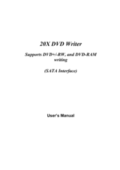 Emprex DVD Writer 20X User Manual