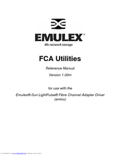 Emulex emlxadm Reference Manual