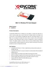 Encore ENPWI-N Specifications