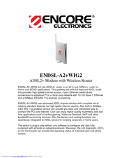 Encore ENDSL-A2+WIG2 Specification Sheet