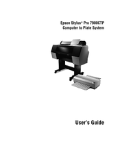 Epson Stylus Pro 7900CTP User Manual